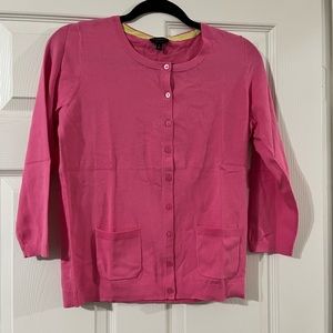 Talbots Pink Cardigan Sweater